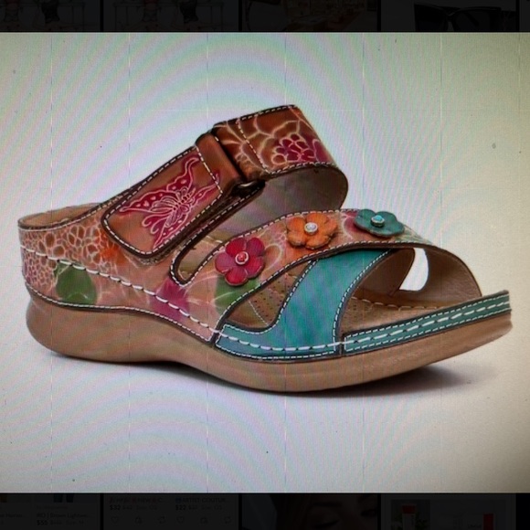 L’artiste Shoes - L’ARTISTE WEDGE SANDALS SIZE UK 40 US 9. THE STYLE IS GOODYS. NWT!